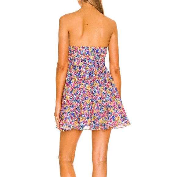 For Love And Lemons Multicolor Floral Dress - Picture 6 of 9